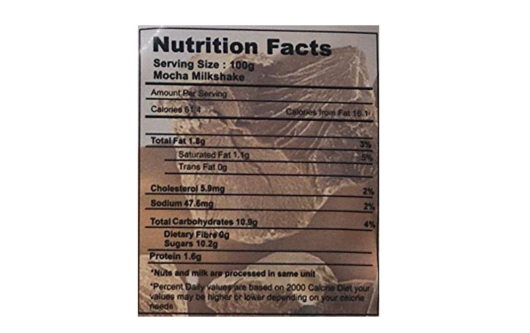 Cira Shake n Sip Mocha Milkshake   Pack  75 grams